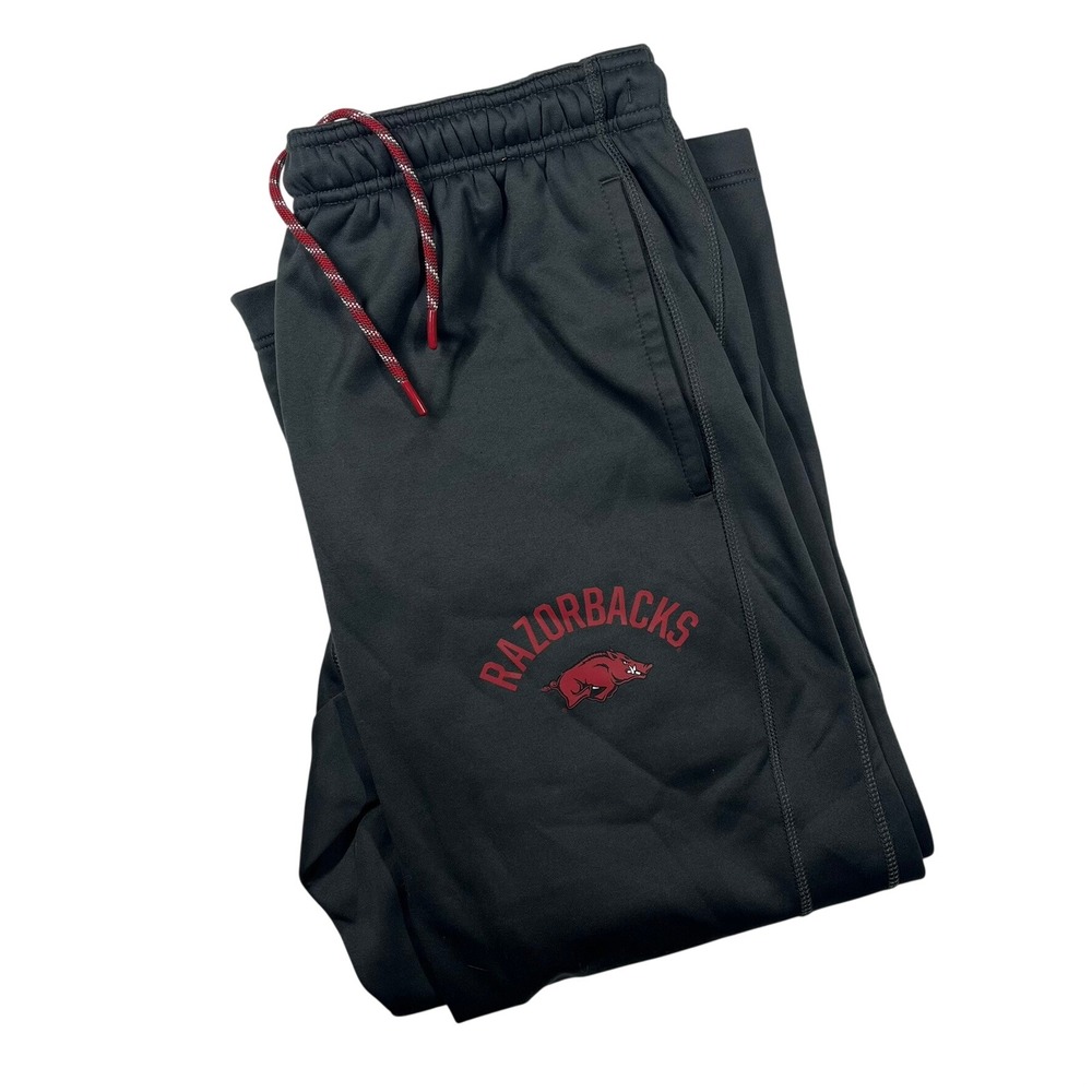 Nike Sweatpants Mens Medium Black Arkansas Razorbacks Therma-FIT Training Gym